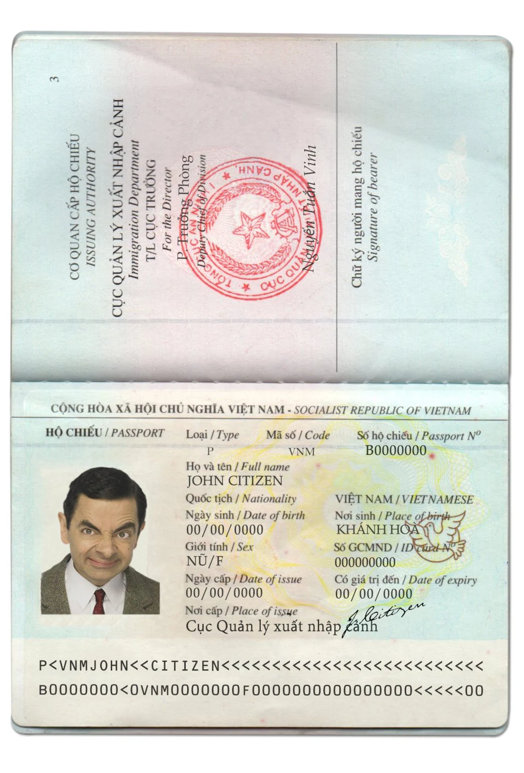 Vietnam PSD Passport