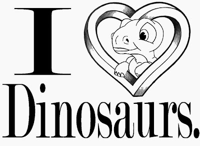 Black and white clipart drawing little cute Dino Dan cartoon I love dinosaur coloring pages to print