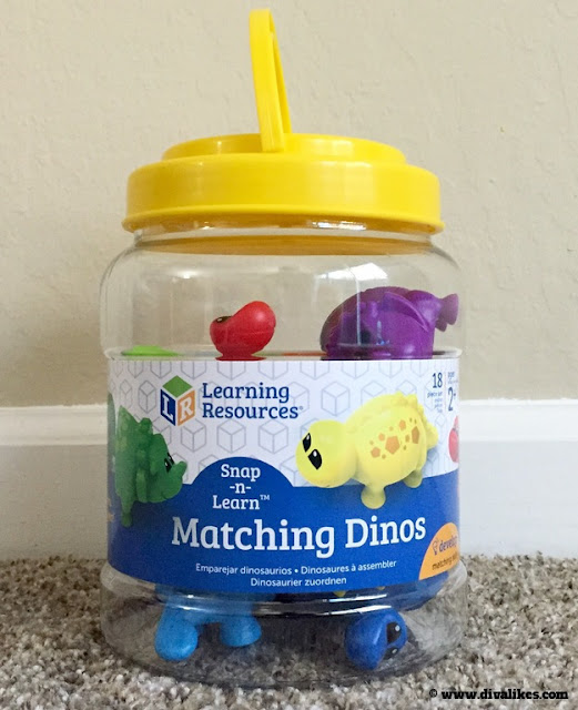 Learning Resources Snap-n-Learn Matching Dinos