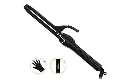 PARWIN BEAUTY Curling Iron 1 Inch Wand with Tourmaline Ceramic Coating, Hair Curling Iron with Anti-scalding Insulated Tip, Ionic Hair Curler for All Types of Hair, 25mm... 
