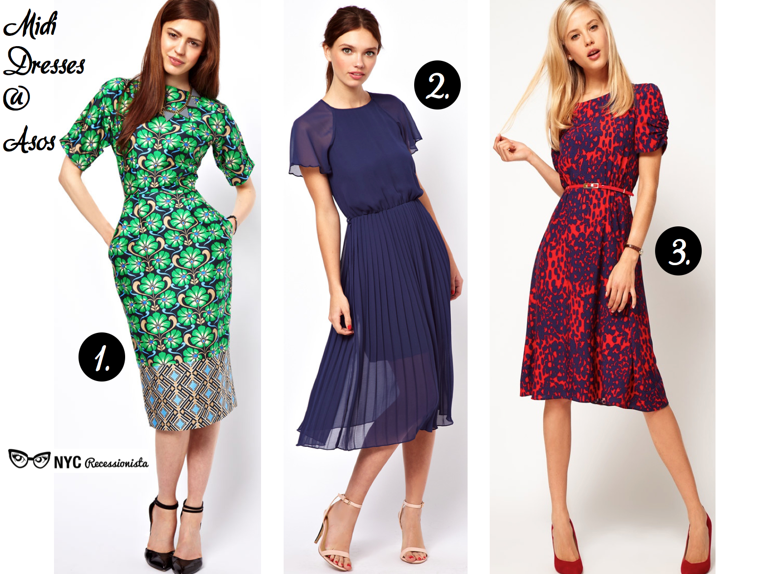 NYC Recessionista: NYC Recessionista Roundup: Midi dresses at Asos