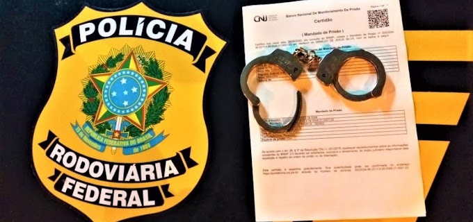 PRF prende homicida foragido da justiça na BR 101 em Alagoinhas