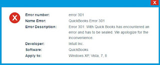 Intuit QuickBooks Error Code 301 Resolve Support ☎ 1844-551-9757