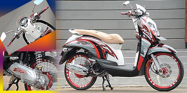 Contoh Modifikasi Honda Scoopy title=