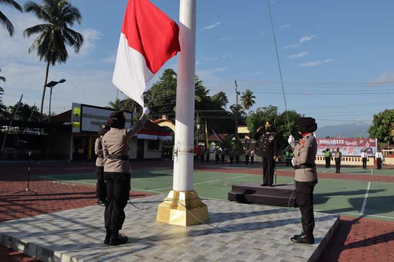 Polres Madina Rayakan HUT RI ke 77