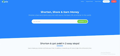 موقع exe.io هو منصة لإختصار الروابط تمكنك من كسب الدخل