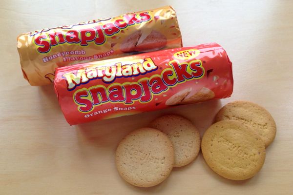 Burtons Maryland Snapjacks Biscuits are vegan