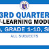 3RD QUARTER SELF-LEARNING MODULES (KG, Grades 1-10, SHS)