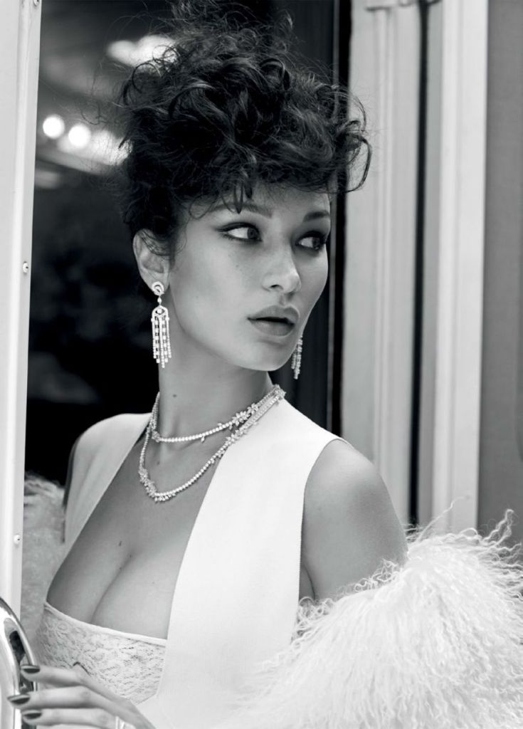 bella hadid sexy models photo shoot vogue magazine turkey