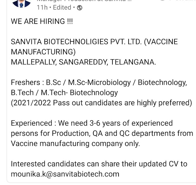  Sanvita biotechnology multiple post in micro 