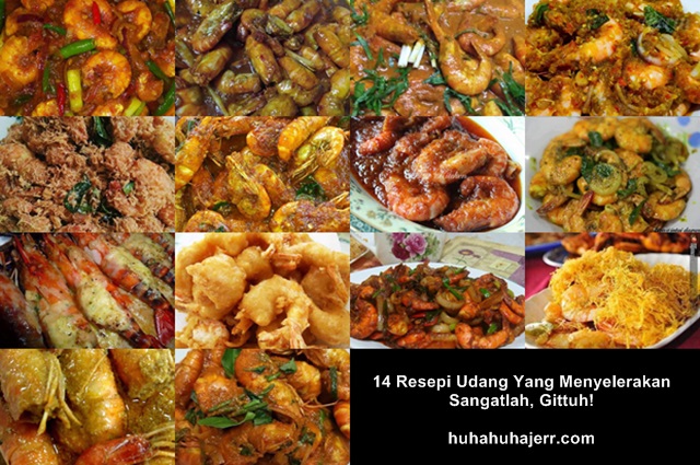 14 Resepi Udang Yang Menyelerakan Sangatlah, Gittuh!