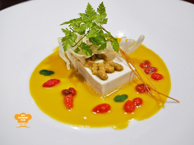 Chilled Soft Tofu - Vegetarian Fine Dining Dishes