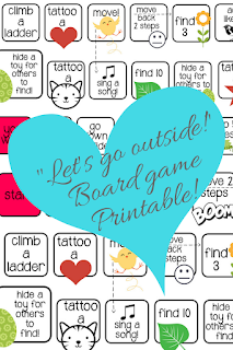 Printable Game "Let's go outside" By Practical Mom