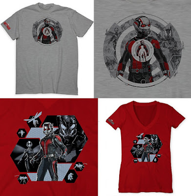 Ant-Man “Movie Cast” Timed Released T-Shirts by Marvel