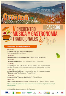 CABRERO. ENCUENTRO MÚSICA Y GASTRONOMÍA TRADICIONALES.