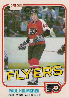 paul holmgren o-pee-chee hockey card philadelphia flyers