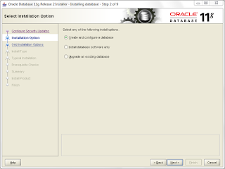 PL / SQL instalasi Oracle Database langkah oracle 2