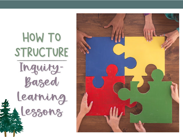 How to structure inquiry-based learning or phenomenon-based learning lessons