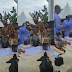 VIDEO: Traditional Ruler Spotted Spraying Dollars On A Rev. Father At Obi Cubana’s Mother’s Burial