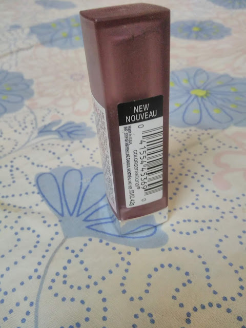 Maybelline Colorsensational Matte Burgundy blush lipstick Review