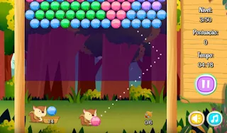 Jogue Bubble Shooter Squirrel grátis online