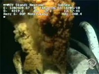 BP's underwater leak gushes crude