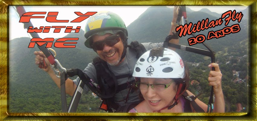 Voo duplo - Parapente e Asa Delta. MillanFly - Instrução