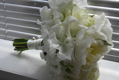 Bridal Bouquet of White Peonies-2