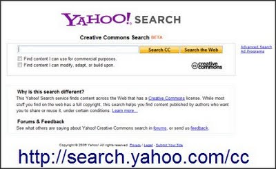 Yahoo Creative Commons Music Search