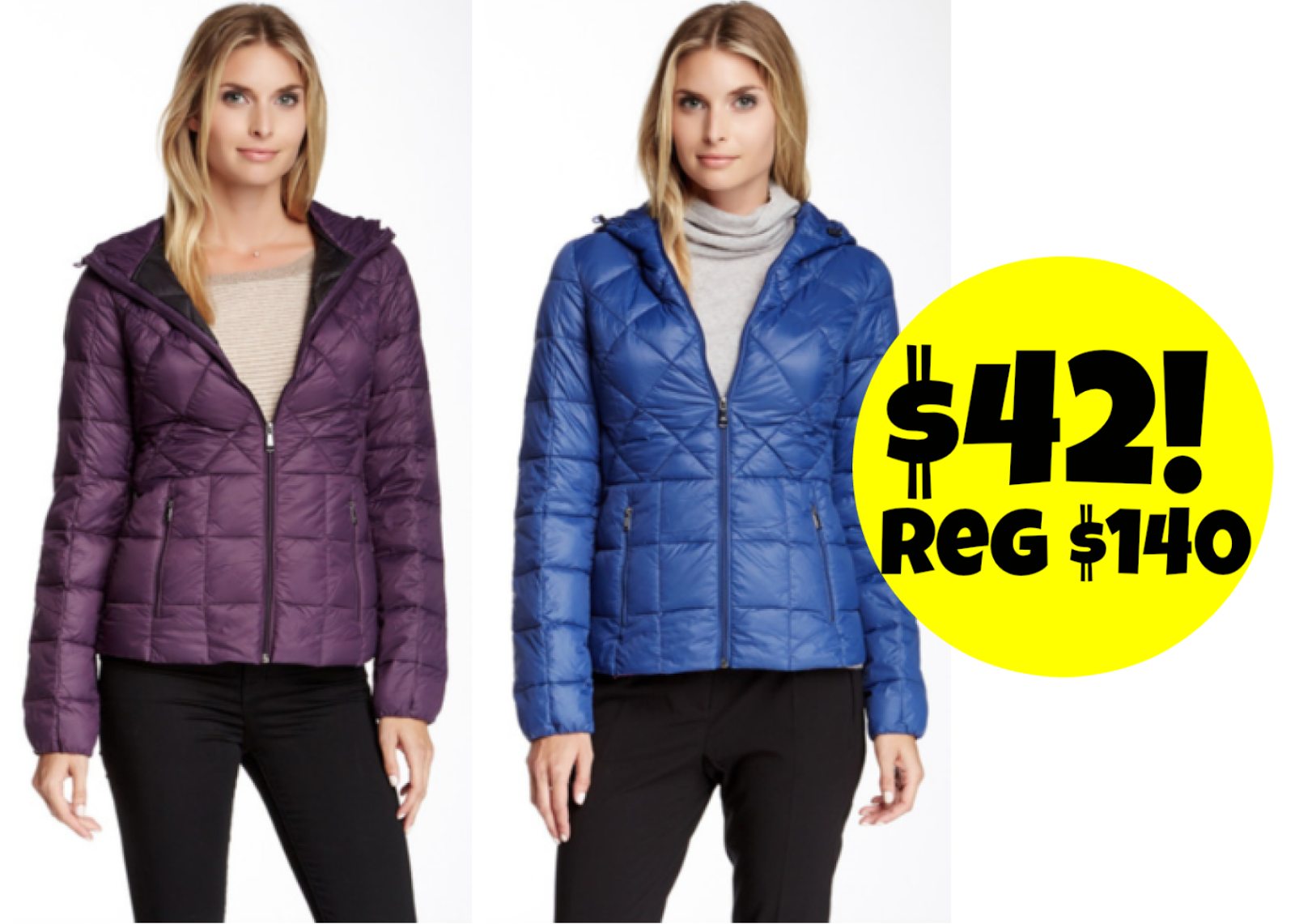 Nordstrom Rack: Women's Steve Madden Down Fill Quilted Puffer Coat =  ...