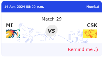 IPL. 2024 Live Match Today