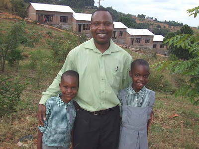 Daudi with Jonathan and Felista