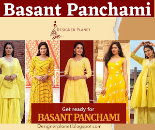 Basant panchami ethnic wear