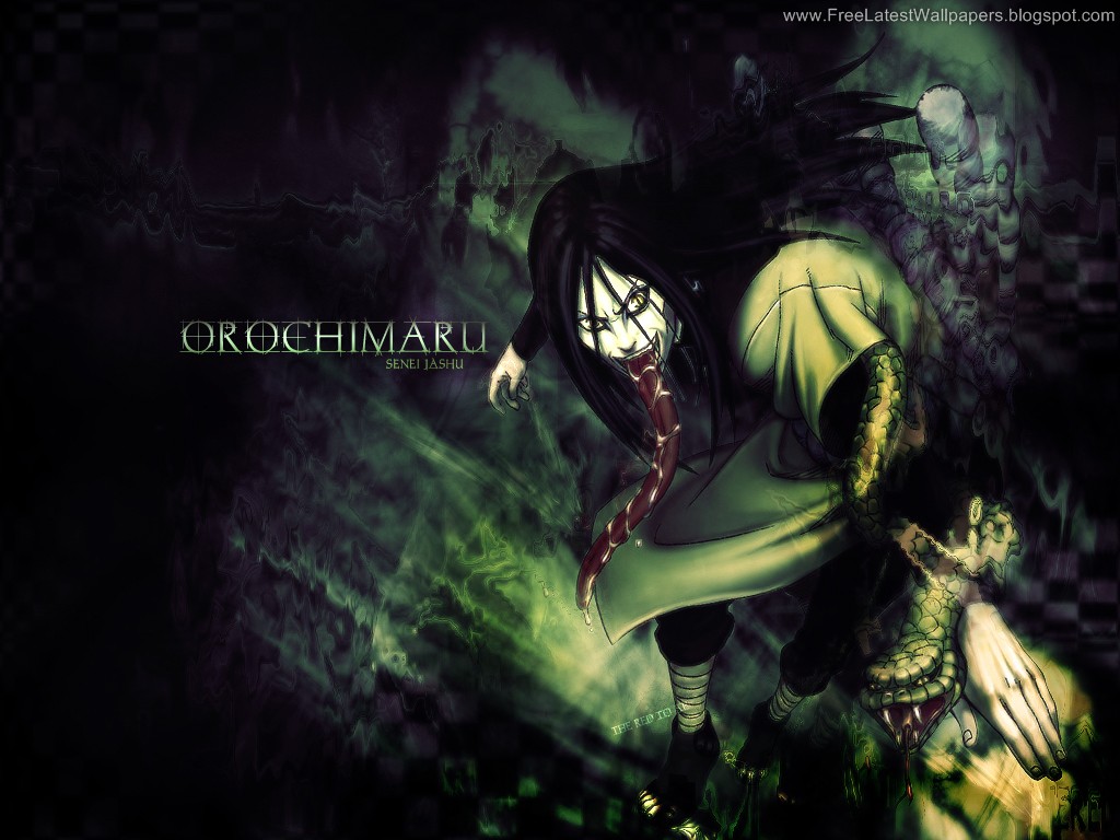 Orochimaru | naruto black wallpaper