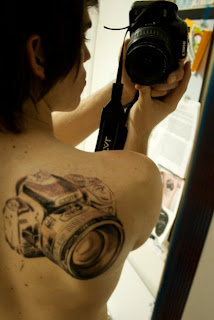 Camera Tattoo Outline