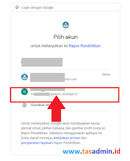 login raport pendidikan akun belajar id