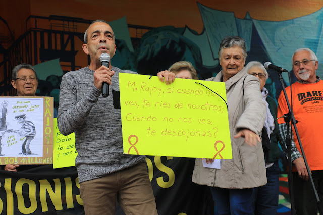 protesta jubilados y pensionistas