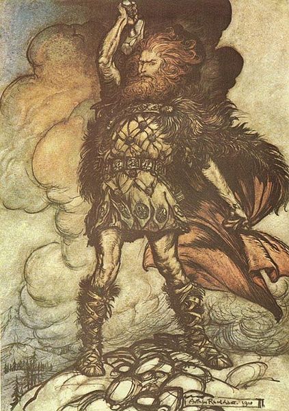 Thor en una ilustración del siglo XIX