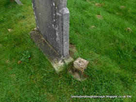 Loughborough cemetery memorial and plotmarker