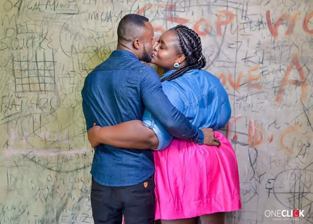 Men, would you show off your super-size woman like this guy? (Photos)