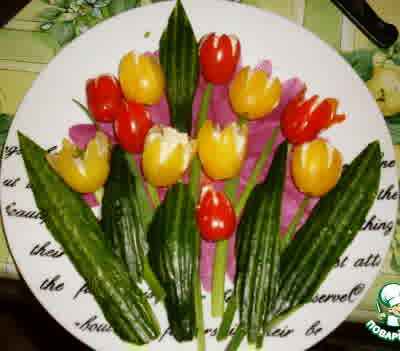 Salad arrangement ideas