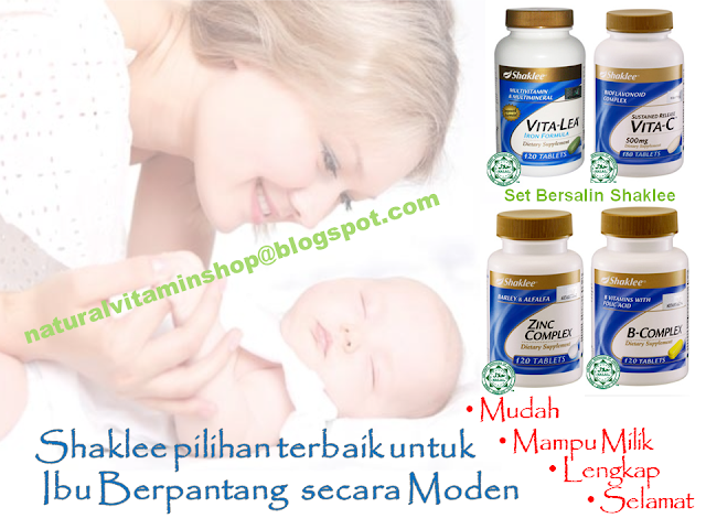 Set Bersalin Shaklee Terbaik 