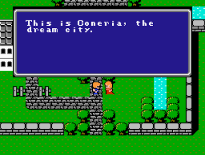 Original Final Fantasy Coneria town screenshot