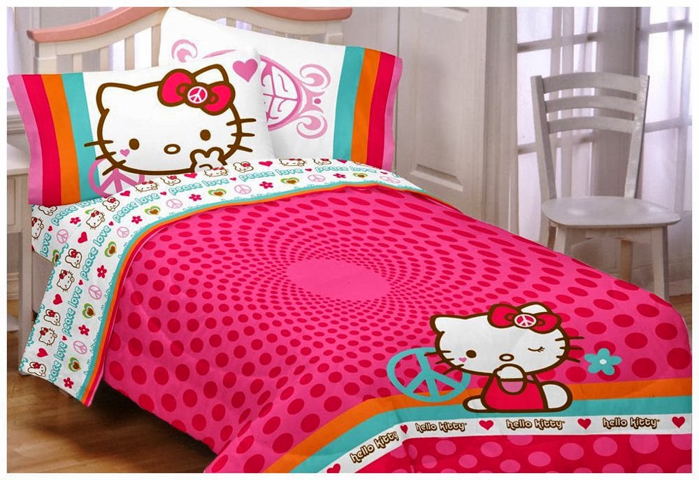 45 Dekorasi Kamar Tidur Anak Perempuan Hello Kitty Yang 