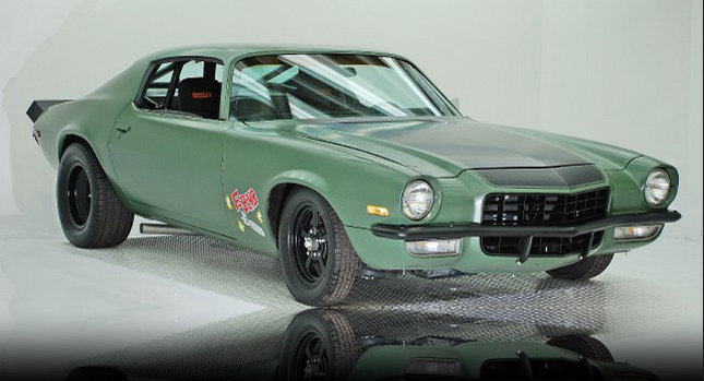 The 1973 Camaro FBomb replica from the fourth installment in the Fast 