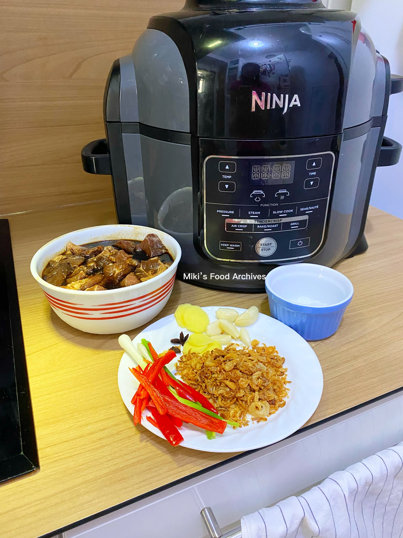 Miki S Food Archives Braised Meat Aka Lu Rou Fan Pressure Cooker Recipe 卤肉饭