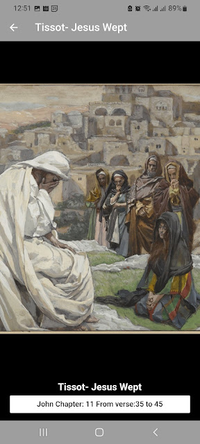 Tissot- Jesus wept, John 11:25-45