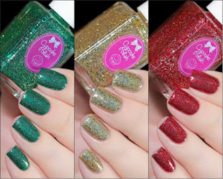 Novos esmaltes cupcake polish jingle bell