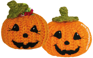 HALLOWEEN CALABAZA AMIGURUMI FREE PATTERN