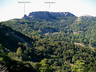 Castellsapera des de la Roca del Corb